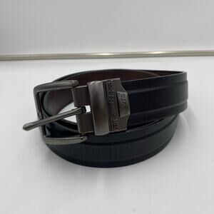 Levi's Men Black Leather Belt Size XL 42-44